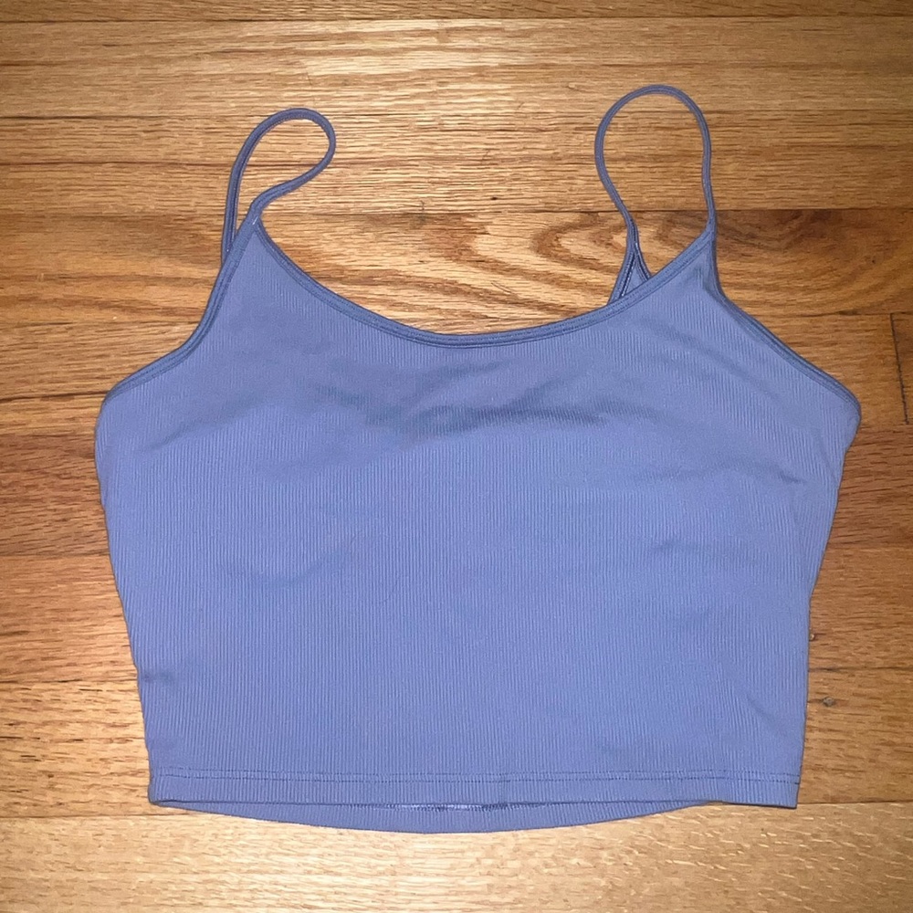 Athleta Powervita Ribbed Twist Tank - Purple, Size Small
